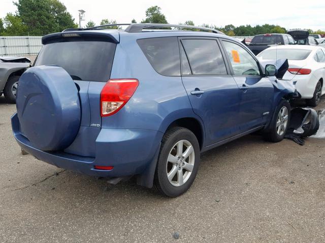 JTMBK31V775026610 - 2007 TOYOTA RAV4 LIMIT BLUE photo 4