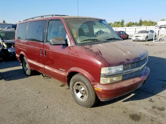 1GNDM19W21B128434 - 2001 CHEVROLET ASTRO BURGUNDY photo 1