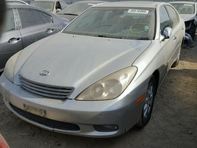 JTHBA30G240007931 - 2004 LEXUS ES 330 SILVER photo 2