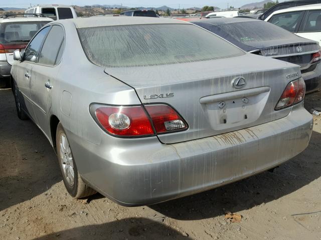 JTHBA30G240007931 - 2004 LEXUS ES 330 SILVER photo 3