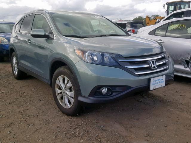 JHLRM4H71CC015620 - 2012 HONDA CR-V EXL GRAY photo 1