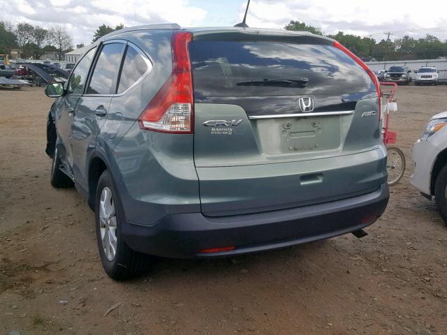 JHLRM4H71CC015620 - 2012 HONDA CR-V EXL GRAY photo 3