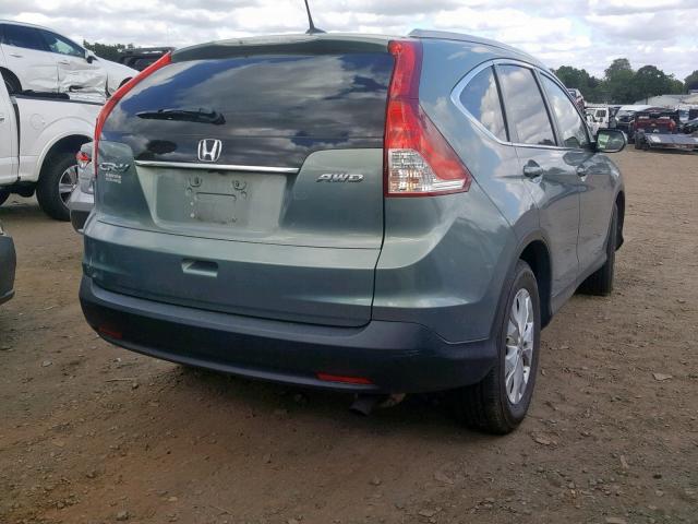 JHLRM4H71CC015620 - 2012 HONDA CR-V EXL GRAY photo 4