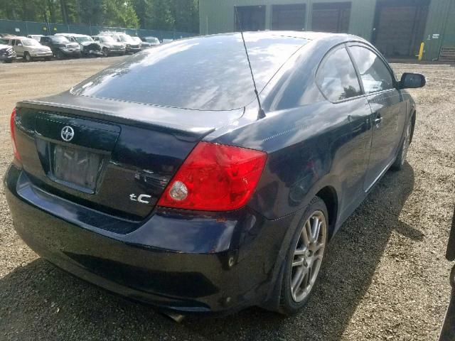 JTKDE177960092237 - 2006 TOYOTA SCION TC შავი ფოტო 4