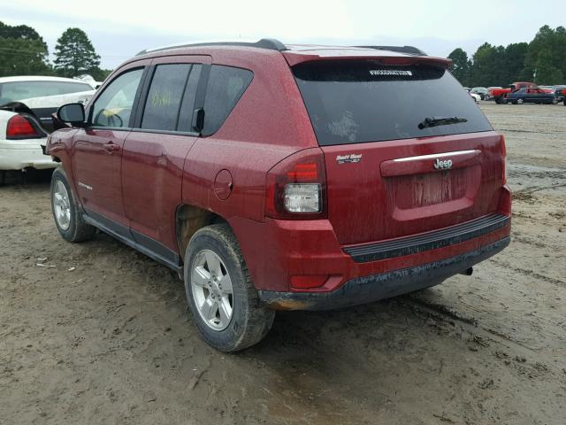 1C4NJCBA9ED750135 - 2014 JEEP COMPASS SP 栗色 照片 3