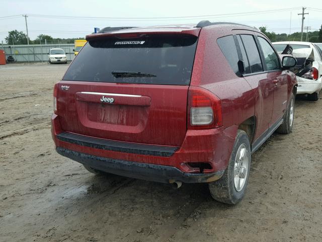 1C4NJCBA9ED750135 - 2014 JEEP COMPASS SP 栗色 照片 4