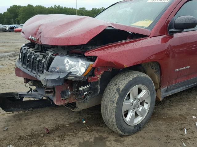 1C4NJCBA9ED750135 - 2014 JEEP COMPASS SP 栗色 照片 9