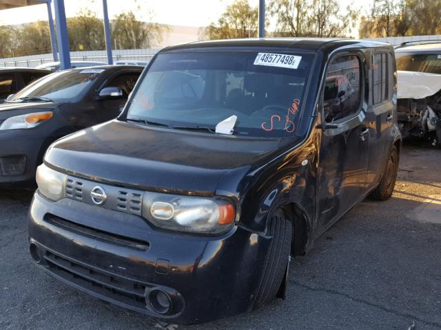 JN8AZ2KR4AT151381 - 2010 NISSAN CUBE BASE BLACK photo 2