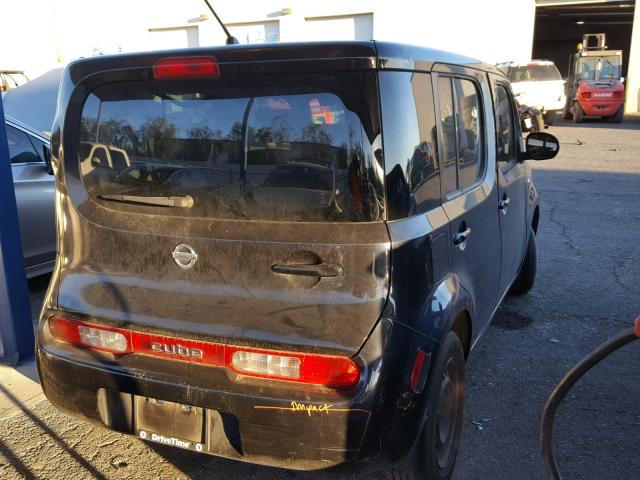 JN8AZ2KR4AT151381 - 2010 NISSAN CUBE BASE BLACK photo 4