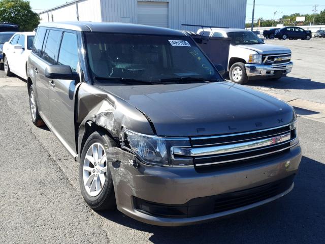 2FMGK5B89EBD27068 - 2014 FORD FLEX SE GRAY photo 1