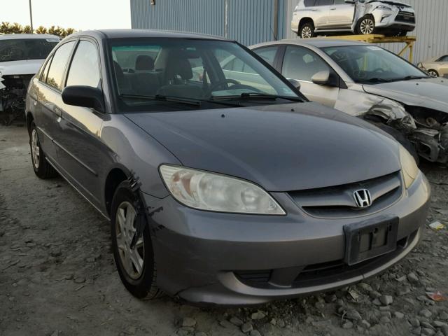 1HGES16325L003481 - 2005 HONDA CIVIC DX V BEIGE photo 1