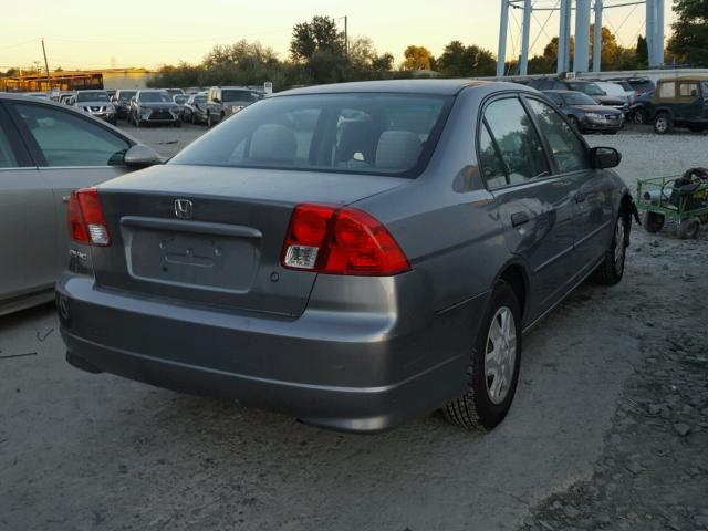 1HGES16325L003481 - 2005 HONDA CIVIC DX V BEIGE photo 4