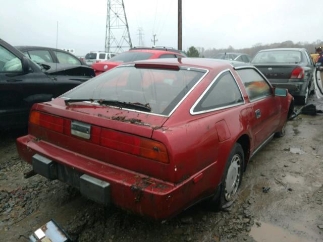 JN1HZ16S0JX203277 - 1988 NISSAN 300ZX 2+2 BURGUNDY photo 4