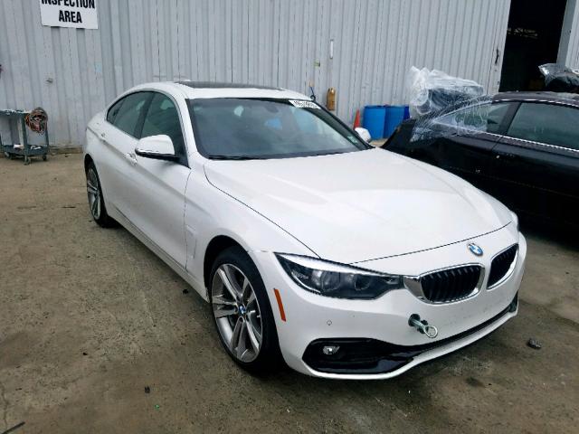 WBA4J3C54KBL08588 - 2019 BMW 430XI GRAN WHITE photo 1