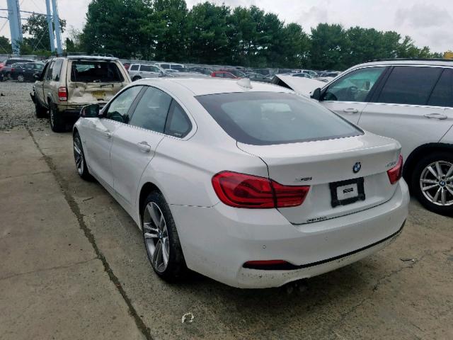 WBA4J3C54KBL08588 - 2019 BMW 430XI GRAN WHITE photo 3