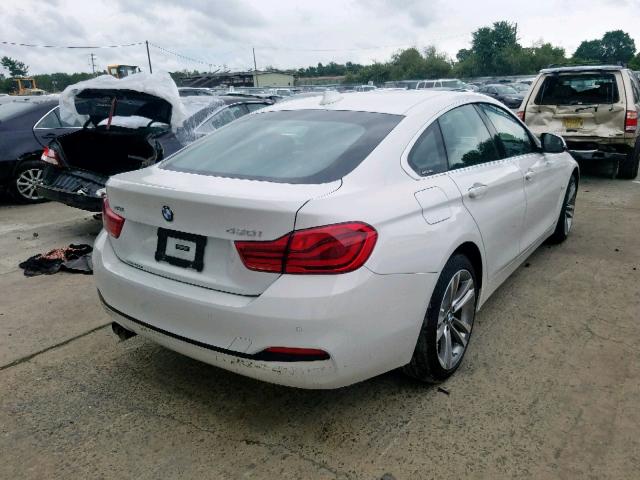 WBA4J3C54KBL08588 - 2019 BMW 430XI GRAN WHITE photo 4