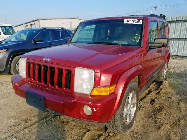 1J8HG48K76C303921 - 2006 JEEP COMMANDER 红色 照片 2