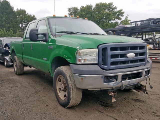 1FTWW31P57EA23986 - 2007 FORD F350 SRW S GREEN photo 1