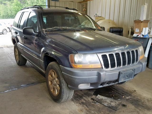 1J4GW48S11C644112 - 2001 JEEP GRAND CHER BLUE photo 1