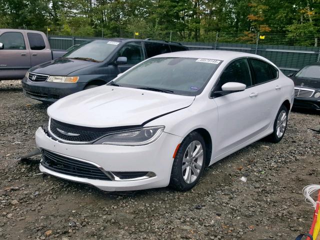 1C3CCCAB8FN586923 - 2015 CHRYSLER 200 LIMITE WHITE photo 2