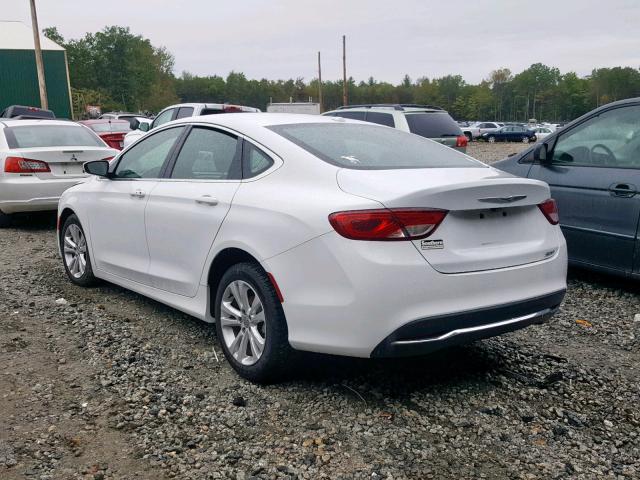 1C3CCCAB8FN586923 - 2015 CHRYSLER 200 LIMITE WHITE photo 3