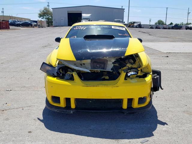 1FAFP42XX3F437194 - 2003 FORD MUSTANG GT YELLOW photo 9