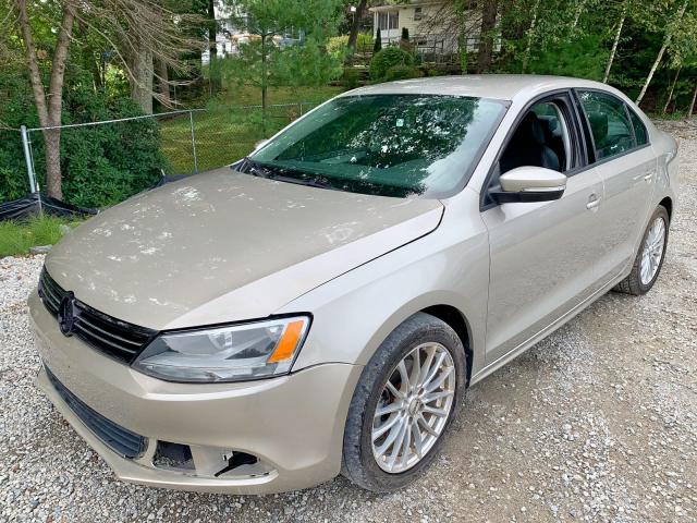 3VWLL7AJXCM128197 - 2012 VOLKSWAGEN JETTA TDI SILVER photo 2