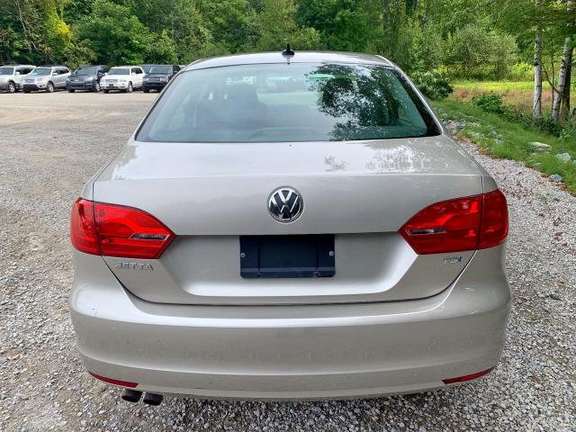 3VWLL7AJXCM128197 - 2012 VOLKSWAGEN JETTA TDI SILVER photo 4