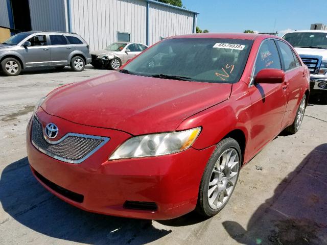 4T1BE46K29U355781 - 2009 TOYOTA CAMRY BASE RED photo 2