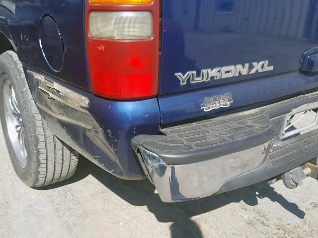 1GKFK16Z42J105349 - 2002 GMC YUKON XL K BLUE photo 9