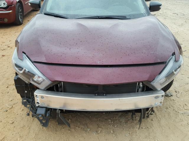 1N4AA6AP0JC378616 - 2018 NISSAN MAXIMA 3.5 MAROON photo 9