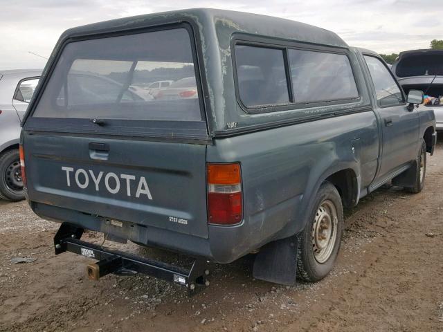 4TARN81A6PZ144605 - 1993 TOYOTA PICKUP 1/2 GREEN photo 4