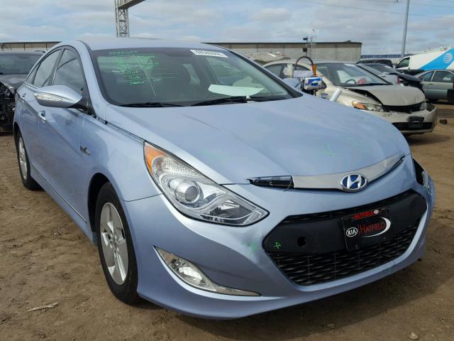 KMHEC4A47BA017229 - 2011 HYUNDAI SONATA HYB BLUE photo 1