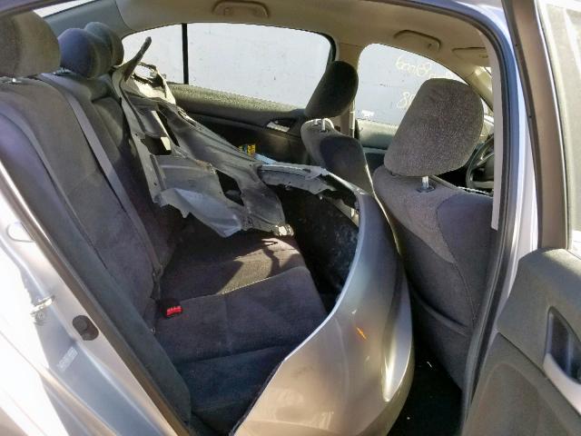 1HGCP25339A100609 - 2009 HONDA ACCORD LX SILVER photo 6