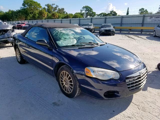 1C3EL55R06N259279 - 2006 CHRYSLER SEBRING TO BLUE photo 1