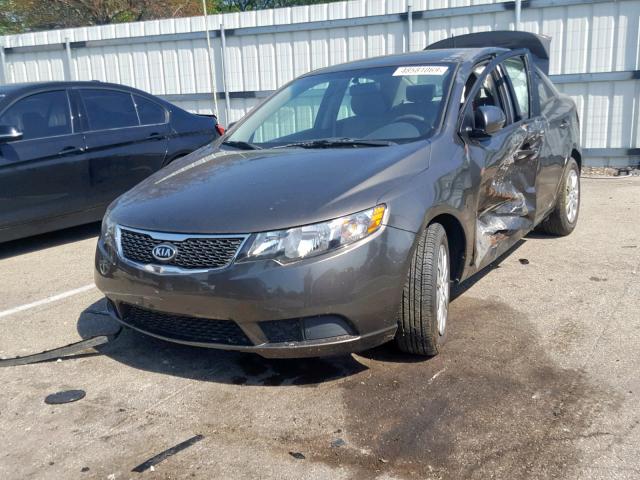 KNAFU4A29C5509465 - 2012 KIA FORTE EX BROWN photo 2