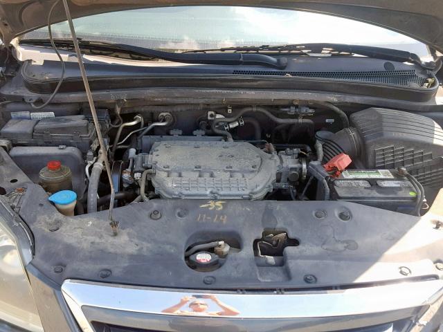 5FNRL38695B049778 - 2005 HONDA ODYSSEY EX GRAY photo 7