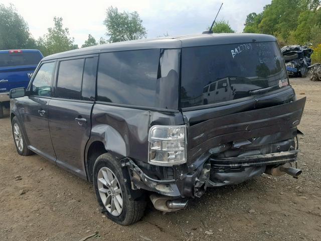 2FMGK5B88GBA17769 - 2016 FORD FLEX SE GRAY photo 3