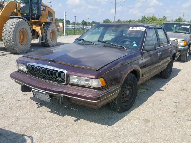 1G4AG55M7T6449763 - 1996 BUICK CENTURY SP MAROON photo 2