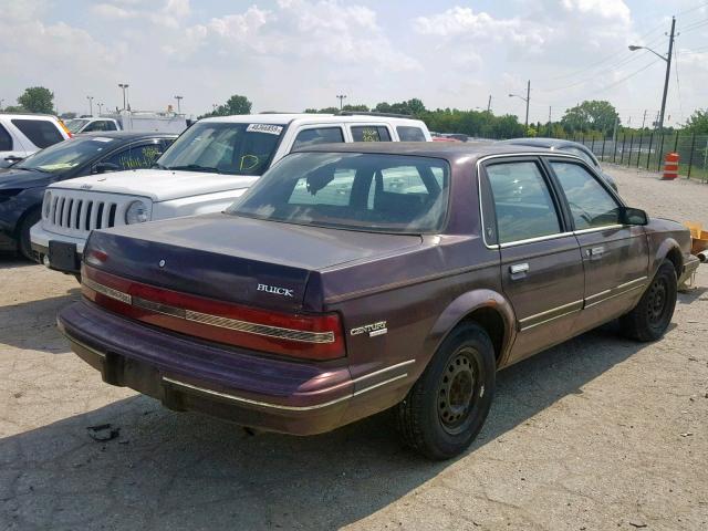 1G4AG55M7T6449763 - 1996 BUICK CENTURY SP MAROON photo 4