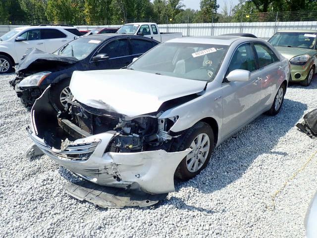 4T1BB46K39U088322 - 2009 TOYOTA CAMRY HYBR SILVER photo 2