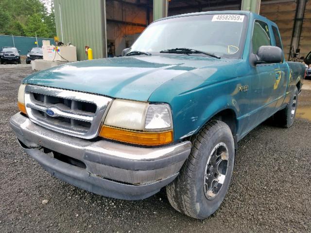 1FTYR14X6WPB39524 - 1998 FORD RANGER SUP GRAY photo 2