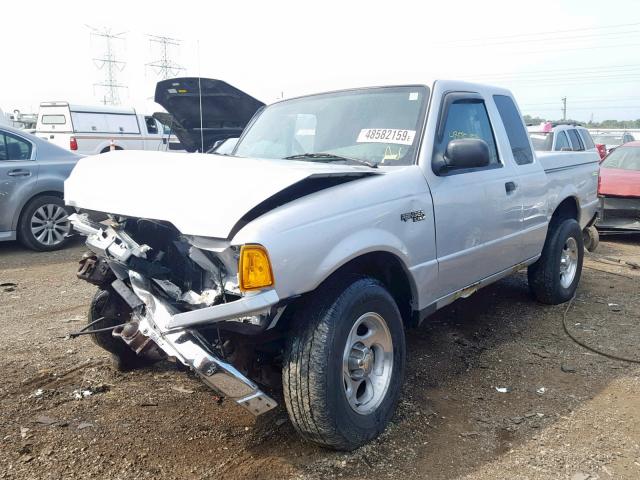 1FTZR45E44PB16033 - 2004 FORD RANGER SUP SILVER photo 2