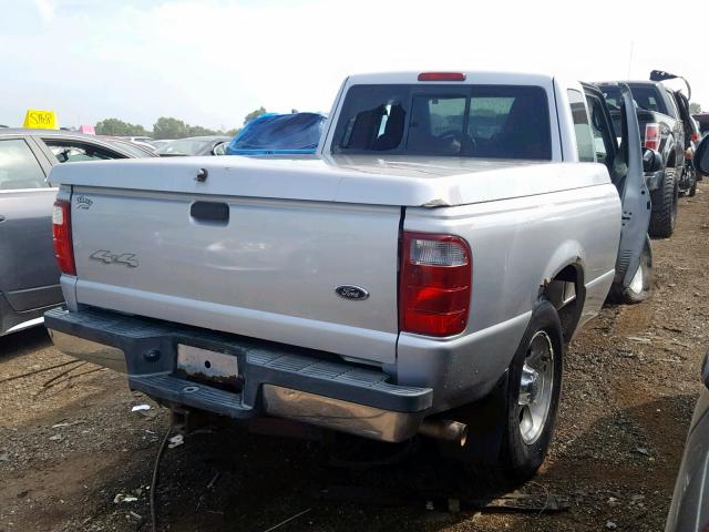 1FTZR45E44PB16033 - 2004 FORD RANGER SUP SILVER photo 4