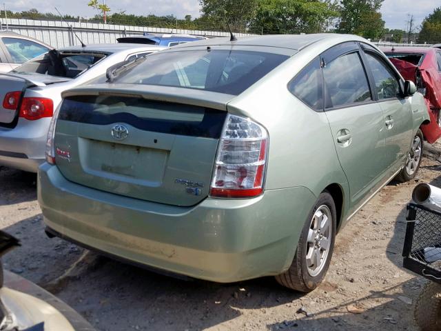 JTDKB20U493482775 - 2009 TOYOTA PRIUS GREEN photo 4