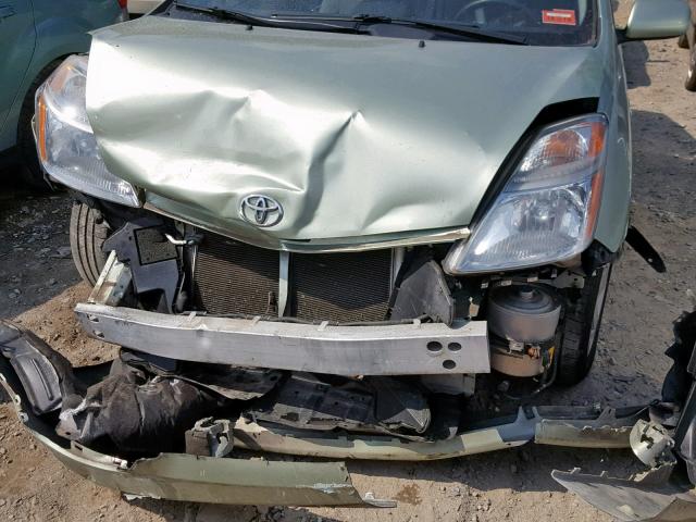 JTDKB20U493482775 - 2009 TOYOTA PRIUS GREEN photo 7