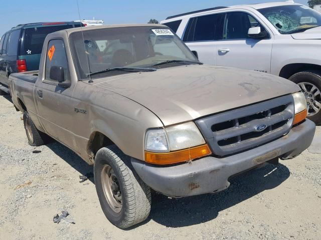 1FTYR10CXXUB06337 - 1999 FORD RANGER TAN photo 1