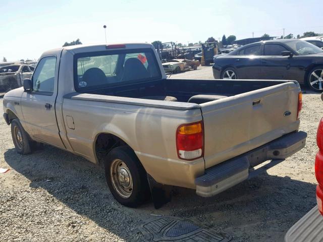 1FTYR10CXXUB06337 - 1999 FORD RANGER TAN photo 3