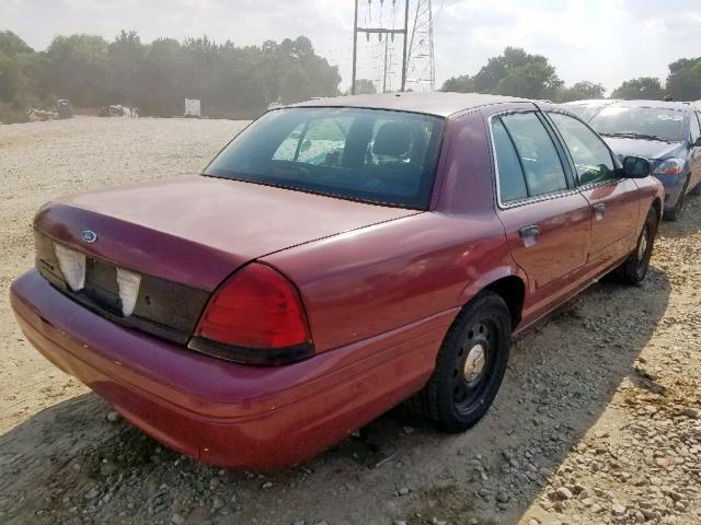 2FAHP72VX9X109425 - 2009 FORD CROWN VICT BURGUNDY photo 4