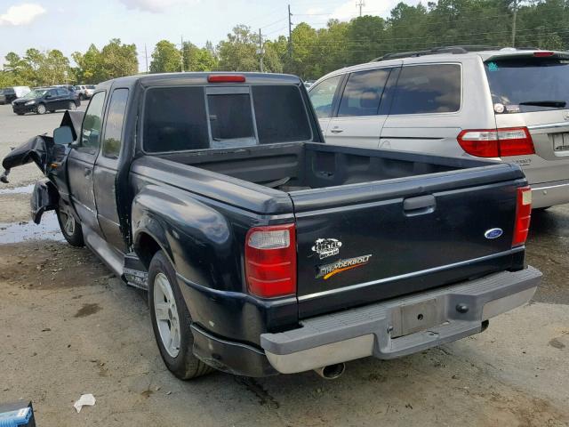 1FTYR44E43PB47195 - 2003 FORD RANGER SUP BLACK photo 3